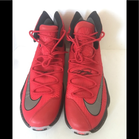 NWOB NIKE LEBRON XIII ELITE RED-BLACK MEN’S SZ 14 - Picture 2 of 8